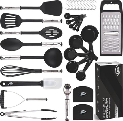 Kitchen Utensils Set 35 PCS Cooking Utensils Set, Nonstick and Heat Resistant by Kaluns%C2%AE