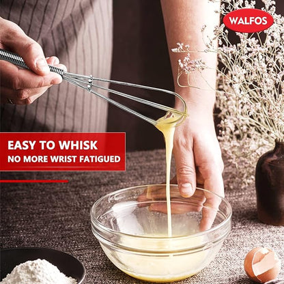 Walfos Mini Whisks Stainless Steel 6pcs; 7" - Image 7