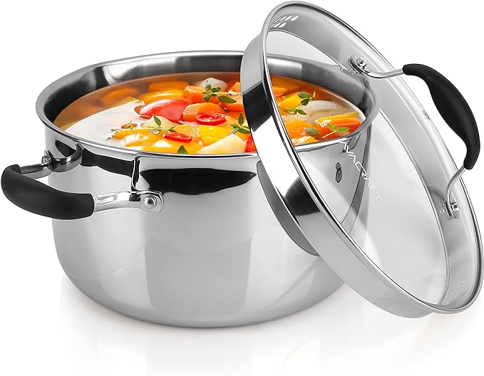 AVACRAFT Tri-Ply Stainless Steel Stockpot by AVACRAFT
