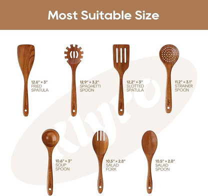 Kitchen Utensils Set, 7 Piece Premium Cooking Utensils Set, Durable Non-Stick - Image 6