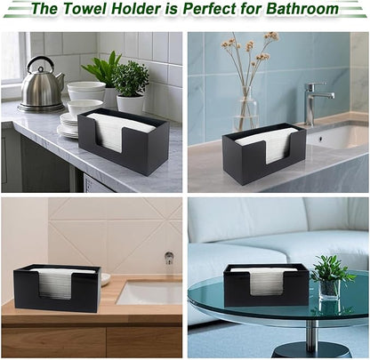 Paper Towel Holder Countertop, Acrylic Bathroom Paper Towel Holder, Countertop - Image 5