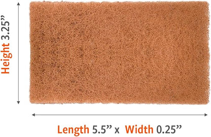 Full Circle Neat Nut, Walnut Scour Pads – Pack of 8 – Powerful, Non-Scratch - Image 5