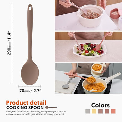 Multi Platinum Silicone Cooking Spoon - Image 2