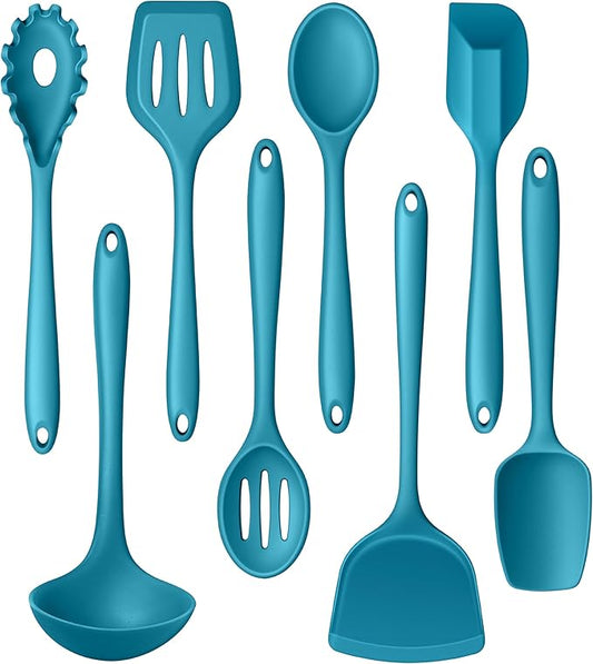 LIANYU 8Pcs Kitchen Utensils Set, Heat Resistant Cooking Utensils, Kitchen by LIANYU