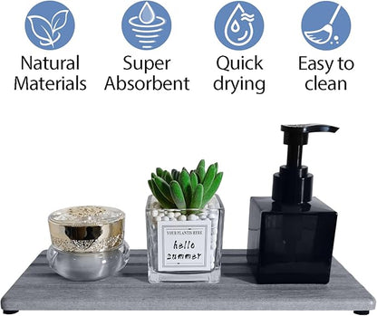 Diatomite Soap Dish, Water Absorbing Stone Tray, Kitchen Sink Organizer - Image 2