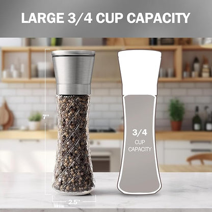 HOME EC Original Stainless Steel Salt or Pepper Grinder 1pk - Image 2