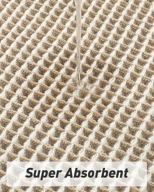 AMOAMI Upgraded Waffle Runner Rug Super Absorbent Non Slip Bath Mats - Image 2