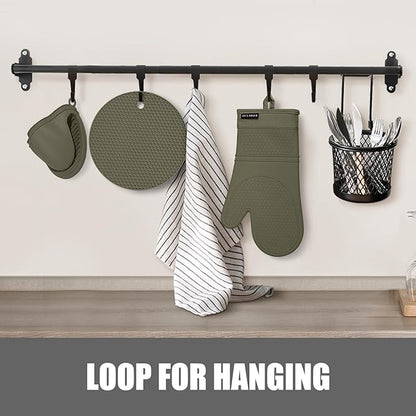 Rorecay 6pcs Oven Mitts and Pot Holders Sets - Image 7