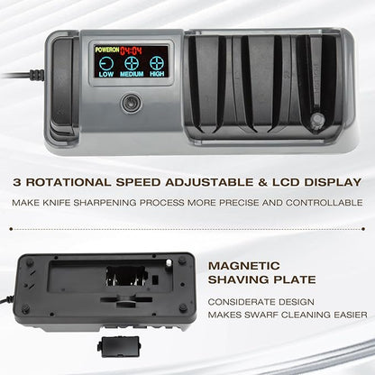 Professional 3-Stage Electric Knife Sharpener - Image 6