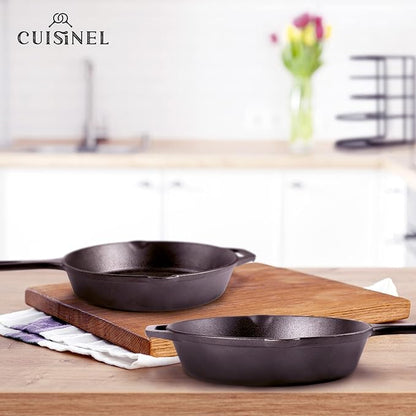 Cuisinel Cast Iron Skillets Set - Image 6