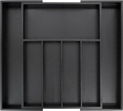 VaeFae Premium Bamboo Drawer Organizer, Expandable Silverware Drawer Organizer by VaeFaeDirect