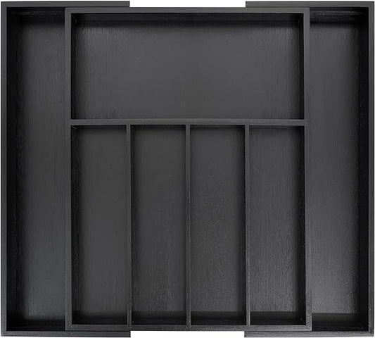 VaeFae Premium Bamboo Drawer Organizer, Expandable Silverware Drawer Organizer by VaeFaeDirect