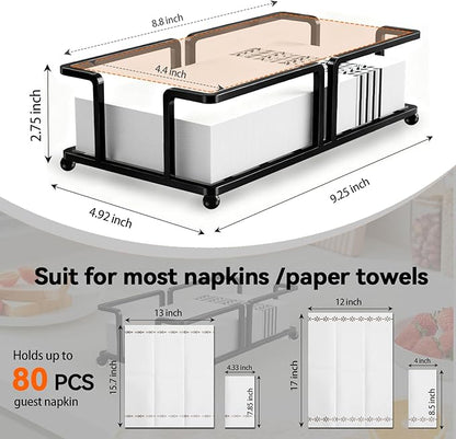 Bathroom Napkin Holder Bathroom Paper Towel Holder Bathroom Guest Towel Holder - Image 2
