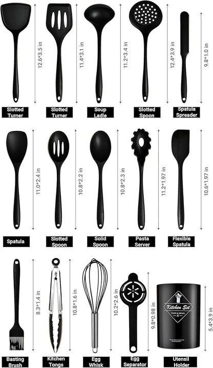 Silicone Kitchen Utensils Set - Image 8