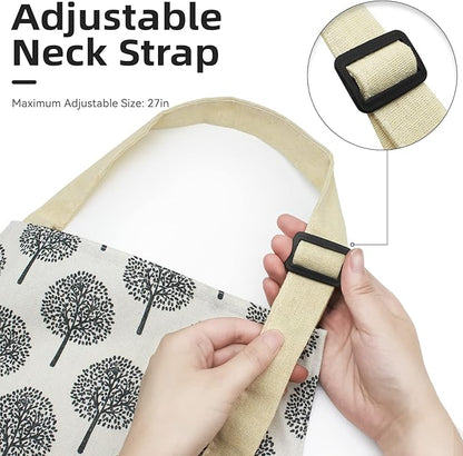 NLUS 2 Pack Waterproof Cooking Aprons, Adjustable Bib Soft Chef Apron - Image 6
