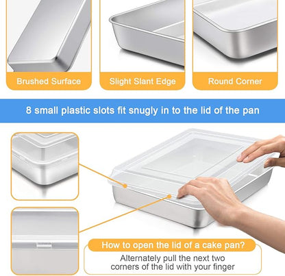 E-far Stainless Steel Baking Pan - Image 3