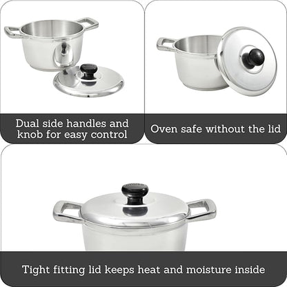 IMUSA 5.8qt H. Cajun Cast Aluminum Dutch Oven - Image 2