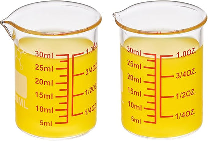 High Borosilicate Glass Measuring Cup-V-Shaped Spout，Glass Measuring Beaker - Image 7