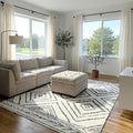 BESTSWEETIE Area Rug 8x10 Rug Machine Washable Non-Slip Low Pile Print Pattern by BESTSWEETIE