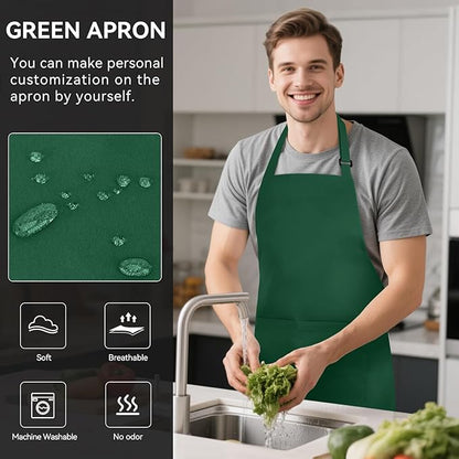 NLUS 2 Pack Kitchen Aprons - Image 2