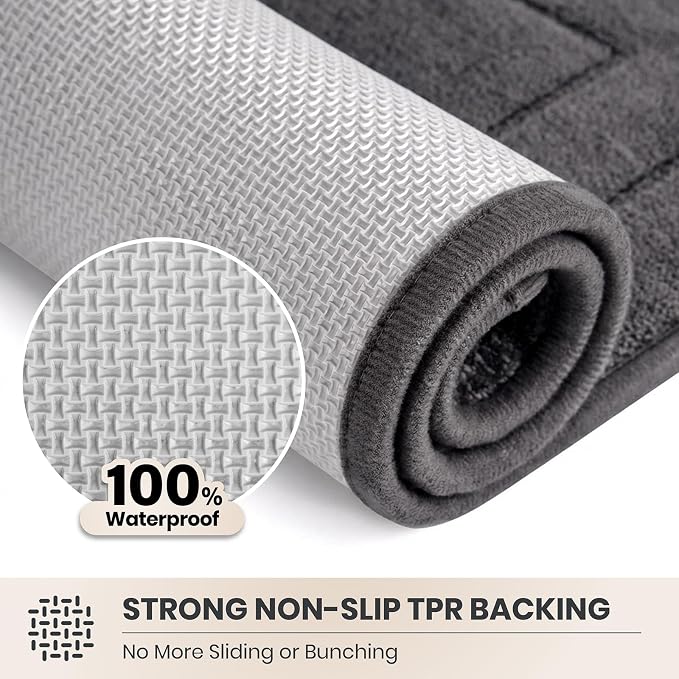 PURRUGS Dirt Trapping Door Mat 24" x 35.5", Non-Slip/Skid Machine Washable - Image 5