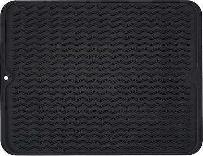 Large 24" x 18" Silicone Dish Drying Mat by MODENGKONGJIAN