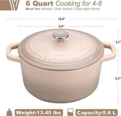 VORRINGARD Enameled Cast Iron Dutch Oven Pot - Image 2