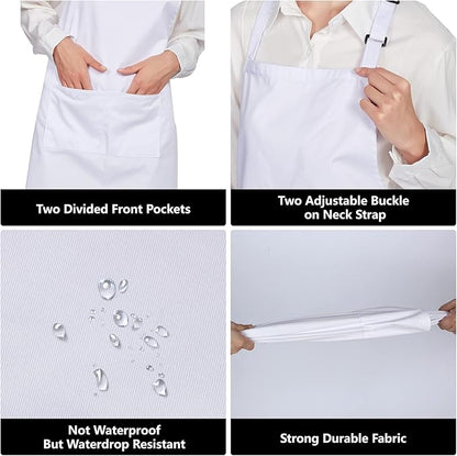 Jubatus 12 Pack 100% Cotton Aprons Bulk - Image 5