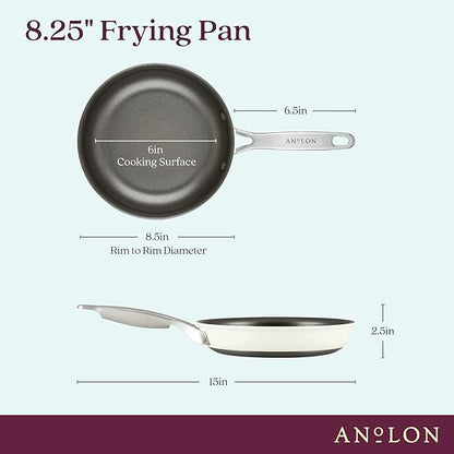 Anolon Achieve Hard Anodized Nonstick Frying Pan/Skillet, 8.25 Inch - Image 2
