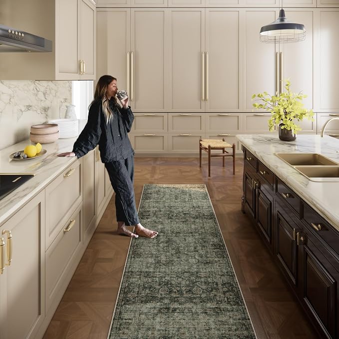 Washable Kitchen Rug Runners for Hallways: 2'x10' Entryway Rug - Image 3