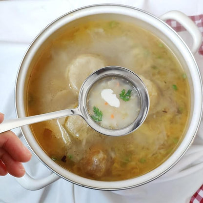 Jeffdad Gravy Ladle, Stainless Steel Sauce Soup Ladles 7.1‘’ Gravy Ladles - Image 5