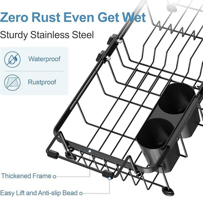 iSPECLE Small Sink Dish Drying Rack - Image 6