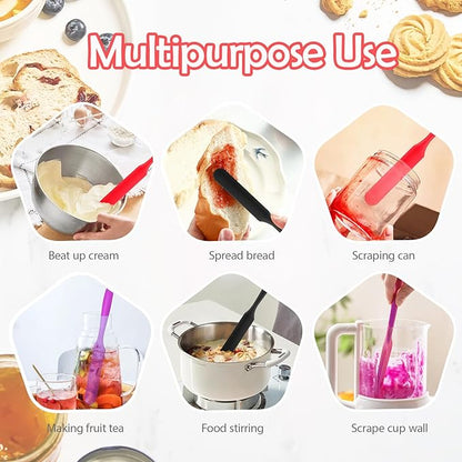 Silicone Jar Spatula, Heat Resistant Jam Spreader - Image 5