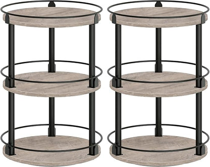 YATINEY Spice Rack, 3-Tier Turntable Organizer, Rotating Spice Rack Organizer by Yatiney