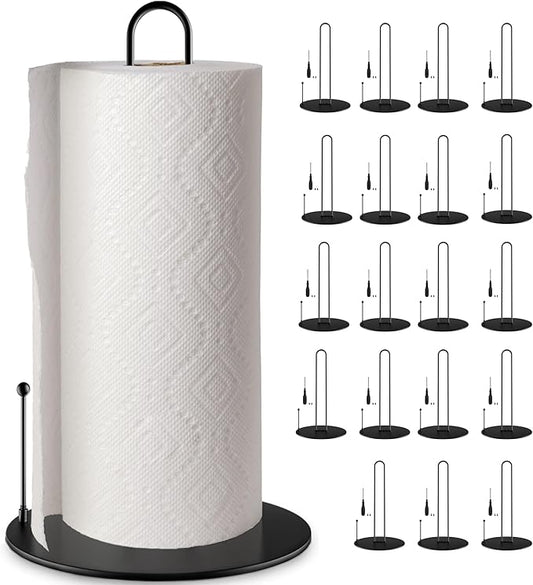 20Pack Paper Towel Holder, Bulk Black Paper Towel Holder Stand Countertop by QualityEfficiency