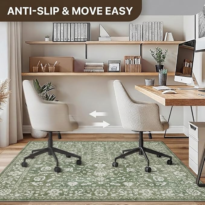 48"x72" Office Chair Mat for Hardwood Tile Floor, Under Desk Carpet Protector - Image 4