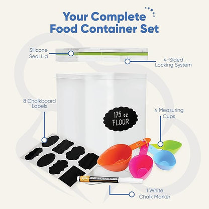 Chef's Path Large Airtight Food Storage Containers - Image 2