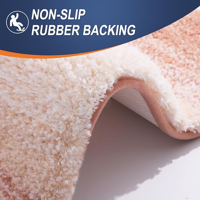 OLANLY Large Bathroom Rugs Mat 40x24, Extra Soft Absorbent Microfiber Bath Rugs - Image 5