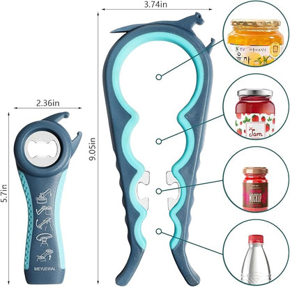 Jar Opener, 6 In 1 Bottle Opener Can Opener - Image 5