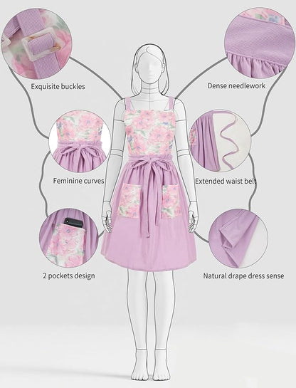 Pinknoke Vintage Pinafore Apron Dress - Image 4