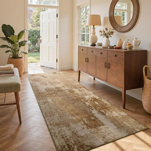 2x6 Ft Washable Runner Rug, Non-Slip Low Pile Hallway Kitchen Area Rug by Cuzwlovita