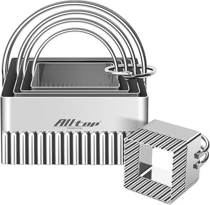 ALLTOP 5 Pieces Biscuit Cutters - Image 2