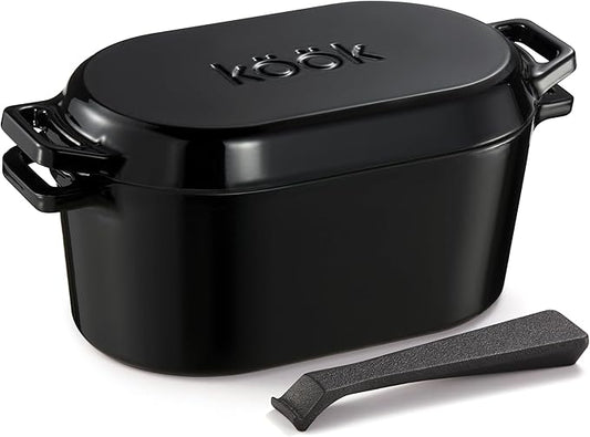 KooK Dutch Oven, for Bread Baking, Sourdough Loaf Pan, by Kook
