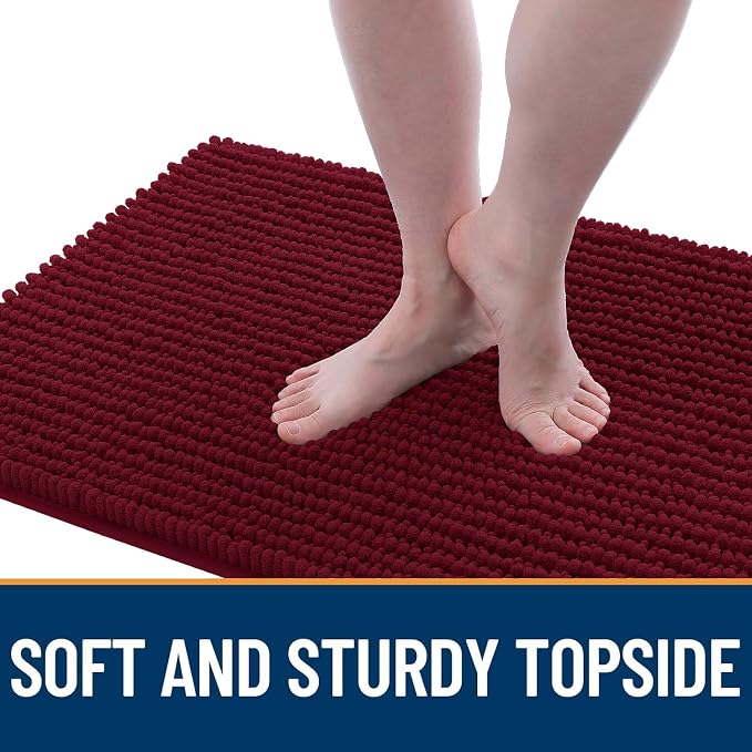 OLANLY Dog Door Mat for Muddy Paws 59x20, Ultra Absorbent Chenille Mud Doormat - Image 3