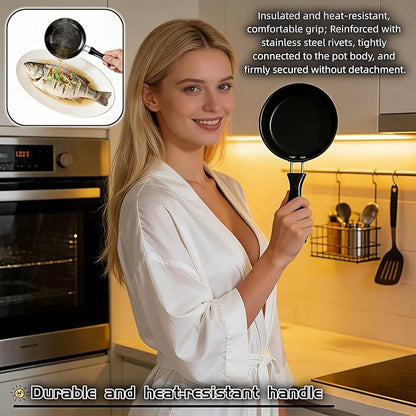 4.7 Inch Mini Skillet, Non-Stick Egg Pan - Image 9