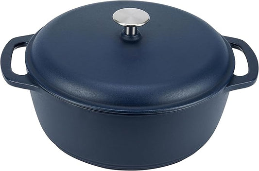 Amazon Basics Enameled Cast Iron Dutch Oven Pot by AmazonBasics