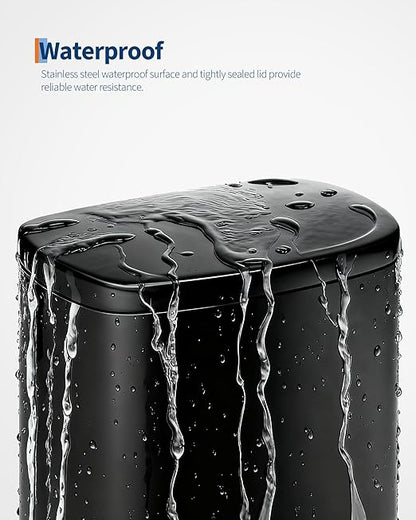 Garvee 13 gal / 50 L Metal Kitchen Trash Can - Image 4