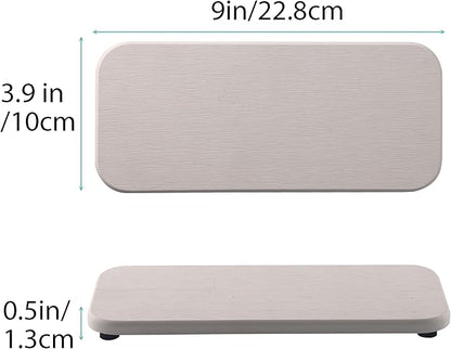 NiuYichee 2 Pcs Water Absorbing Stone Trays, Kitchen/Bathroom Sink Soap Dish - Image 3
