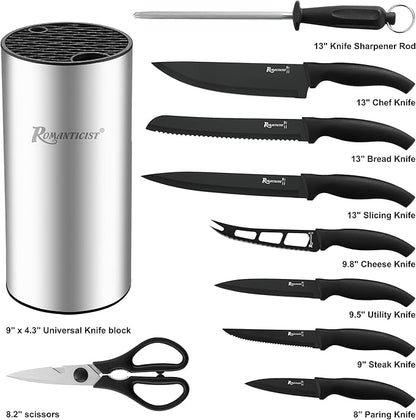 ROMANTICIST Knife Set, 10 Pieces Knife Block Set - Image 2