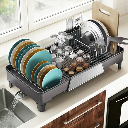 Large Expandable Dish Drying Rack, Dish Racks - Image 2